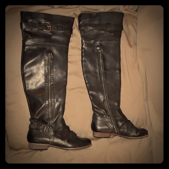 Bakers Shoes - ❌Bakers Black Over-The-Knee AMMM Boots 6M